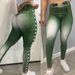 Women's Clothing Tie Dye Colorful Women's Denim Leggings Large Size Sexy Sports Yoga Pants_ecoleips.com