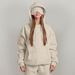 Women's Solid Color Hooded Pullover Sweatshirt - Oversized Casual Long Sleeve Top With Pockets For Autumn Winter (Available In 8 Colors & 7 Sizes)_ecoleips.com