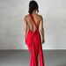 Verve Fashion 2025 Summer New Sexy Backless Ruched Slim Sleeveless Elegant Women's Gown Dress_ecoleips.com