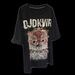 Women's Clothing pounds fat mm heavy industry hot diamond short sleeved T shirt women's New Year red dragon loose thickened brushed top_ecoleips.com
