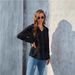 Women's Oversized Casual Chiffon Blouse In Matching Colors, Available In Bulk_ecoleips.com