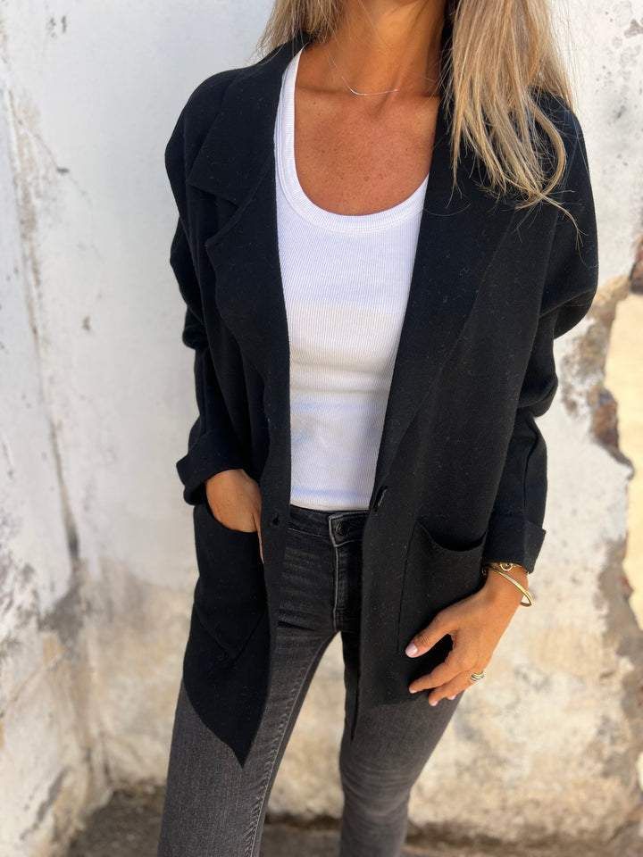 A Casual And Versatile Lapel Pocket Jacket For Women In Autumn And Winter_ecoleips.com