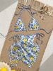 Lemon Tie Waist Bikini Swimsuit European And American Style High End Three Piece Set Sexy Beachwear for Women New 2026 Hot Spring_ecoleips.com