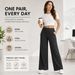 Women's Casual Loose Knit Yoga Pants High Waist Straight Leg with Pockets Fitness Exercise Sports Bottoms_ecoleips.com