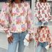 DiYun Develops Designs 's Floral Print Shirt Tops Spring/summer 2026, Featuring An Elegant And Sophisticated_ecoleips.com