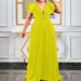 C8452 In Stock 2024 Summer New Foreign Trade Plus Size Women's Mesh Patchwork Ruched Cross-Border Jumpsuit_ecoleips.com