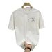 Women's Large Size Loose Round Neck Printed Bottoming Shirt Half Sleeve Short Sleeve T-Shirt Top Trend_ecoleips.com
