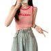 Camisole Vest Women, Summer 2025 Short Cro To, Stylish Slim Fit, Sleeveless Outerwear For Hot Girls, Trendy Student_ecoleips.com