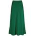Aria Basics Aria Basics European And American Cross-Border Gentle Temperament Spring Summer Silky Texture Acetate Draped High Waist Mermaid Midi_ecoleips.com