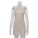 Women's Clothing Summer New Arrival Women's Cotton And Linen Dress European And American Style Sexy Backless Design Halter Neck Tie A Line Skirt_ecoleips.com