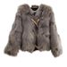 Women’s Faux Fur Jacket – Winter Short Coat With Warm Cotton Lining | Stylish & Eco-Friendly Fox Fur-Like Design_ecoleips.com