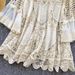 Women's Crochet Lace Knit Cover-Up Dress – Vintage Boho Style, Oversized Fit, Summer Beach & Casual Wear (Beige)_ecoleips.com