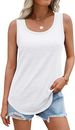 2026 European And American Fashion Sleeveless, Strapless, Round Neck, Loose, Casual, Summer Women's Tank Top,_ecoleips.com