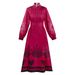 Mirabey's Grandma Full House Of Magic Cosplay Costume Set Red Dress Women's Anime Fashion Muslim Clothing In Stock_ecoleips.com