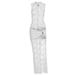 Women Sleeveless Bodycon Dress Sexy Fashion Hollow Out Lace High Slit Party Evening Cocktail Dress For Ladies_ecoleips.com