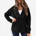 Casual Versatile Long Sleeved Hooded Jacket American Style Drawstring Sweatshirt_ecoleips.com