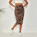 2025 Summer New European And American Style Women's Cross-Border Solid Color High-Waisted Slimming Petite Half_ecoleips.com