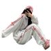 Women's Clothing New Bow Sports Leisure Sweater Jacket Women's Straight Pants_ecoleips.com