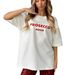 Women's Minimalist Round Neck T-Shirt Letter Print Pure Cotton Short Sleeve Fashionable High Street Style Trendy T-Shirt_ecoleips.com