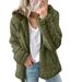 Women's Winter Coat With Hooded Woolen Fleece_ecoleips.com