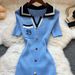 YuooMuoo Brand Fashion Summer Knitted Dress Women 2025 New Y2K Embroidery Long Bodycon Sweater Dress Streetwear Lady Vestidos_ecoleips.com
