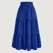 Women's Clothing A Line Elegant Swing Layered Cake Skirt_ecoleips.com