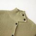 New Fashion Temperament Turtleneck Knitted Cardigan Sweater Jacket_ecoleips.com