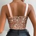 Women's Clothing Fashion Trend Women's Clothing Backless Slim Fit Versatile Sequined Vest Beaded Vest_ecoleips.com