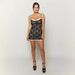 Women's Clothing Women's Black White Color Block Lace Two Piece Slip Dress With Lace Trim For Formal & Casual For Women_ecoleips.com
