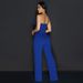 New Style Tube Top Irregular Design Loose Wide Leg Pants Jumpsuit_ecoleips.com