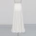 Elegant High-Waist Flowy Maxi Skirt With Ruffle Hem – Versatile & Slimming A-Line Skirt For Women, Black/White_ecoleips.com