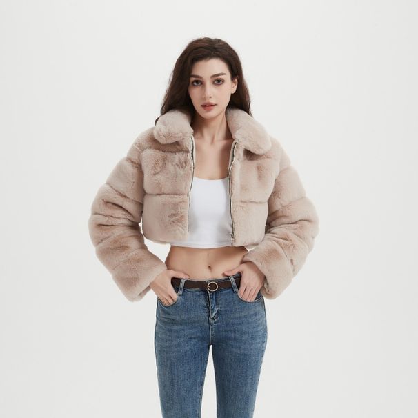 Winter Faux Fur Jacket With Hood – Trendy Rabbit Fur-Like Coat (S-XXXL, Multiple Colors)_ecoleips.com