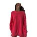 "Distressed Cotton Sweater Women's Casual Loose Fit Round Neck Long Sleeve Streetwear Grunge Style"_ecoleips.com