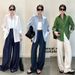Tencel Acetate Linen Women's Shirt Comfortable Textured Loose Fit Versatile Sun Protective Top_ecoleips.com