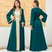 3189 New Autumn And Winter Women's Fashion Outfit Foreign Trade Two-piece Long Long-sleeved Dress_ecoleips.com