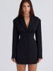 JULISSA MO Sexy V-neck Long Sleeve Women Blazer Dress Black Single Breasted High Waist Dress Winter New Elegant Party Club Dress_ecoleips.com