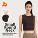 Juyitang Women's Sleeveless Ribbed Ruffled Top Double Sided Slim Fit Yoga Sports Vest New Arrival Summer_ecoleips.com