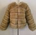 Women's Clothing fur coat fox fur patchwork winter thick warm long sleeve short fur coat_ecoleips.com