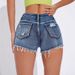 Aria Basics Aria Basics Cross-border European And American Denim Light-colored Jeans, Raw Edge High-waisted Shorts, Summer Hot Girl_ecoleips.com