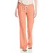 Suitable For All Seasons 2025 New Soft Cotton Linen Women's Solid Color Drawstring Loose Casual Wide-leg Long Pants For Women_ecoleips.com