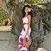 Sexy Women Spaghetti Strap Beach Dress Sleeveless Floral Print Elegant Slimming Long Summer Vacation Maxi Dress_ecoleips.com
