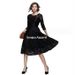 Aria Basics Aria Basics Cross-Border Spring Autumn European And American Plus Size Women's Clothing Three-Quarter Sleeve Slim Fit Mid-Length_ecoleips.com