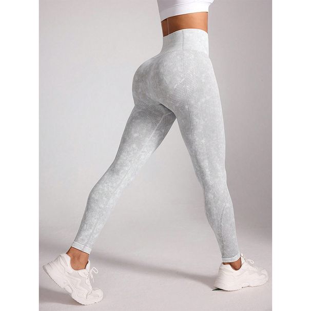 K Matte High Waisted, Waist Cinching, Hip Lifting, Slimming, Tight Fitting, High Elasticity Fitness, Running, Sports, Imitation Denim Yoga Pants_ecoleips.com