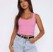 Women's Sexy Y2K Slim Fit Solid Color Vest European American Style Hot Girl Summer Threaded Top for Trendy Streetwear_ecoleips.com