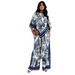 Women's Floral Print Casual Set Summer Comfortable Blouse And Pants Outfit Daily Wear Fashion_ecoleips.com