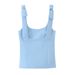 Aria Basics Aria Basics Cross-border European And American Style Wide-shoulder Tie-up Camisole Women, Stylish Elastic Short Sleeveless Top For_ecoleips.com