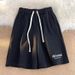 Women's Clothing Summer Shorts Men's Home Casual Shorts Versatile Loose Trendy Sports Running Shorts Fashionable Beach Pants_ecoleips.com
