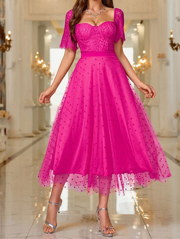 Women's Clothing New Solid Color Elegant Slim Long Summer Solid Color Long Dress_ecoleips.com
