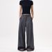 Orange Silk Women's Clothing#American Style Pleated Cut Scimitar Suit Casual Spring Men And Women Draped Slim Fit_ecoleips.com