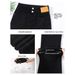 Aria Basics Jeans Women, Summer Thin Style, 2023 New High Waist Slimming Cropped For Petite, Black Flared Pants_ecoleips.com